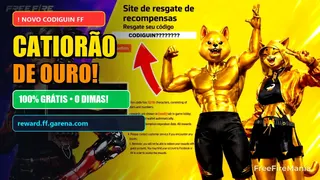 Codiguin Free Fire: Conjunto Catiorao de Ouro Chegou! Saiba Como Resgatar e Evitar Golpes