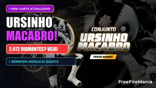 Free Fire Vira-Carta: Conjunto Ursinho Macabro Vale a Pena? Confira Precos e Analise
