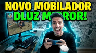 Lançamento DLuz Mobilador Mirror V1: Como Jogar Free Fire do Celular no PC com Zero Lag