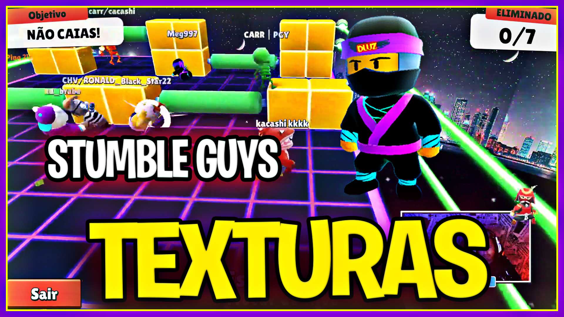 Texturas para stumble guys mobile com block dash infinito - Dluz Games