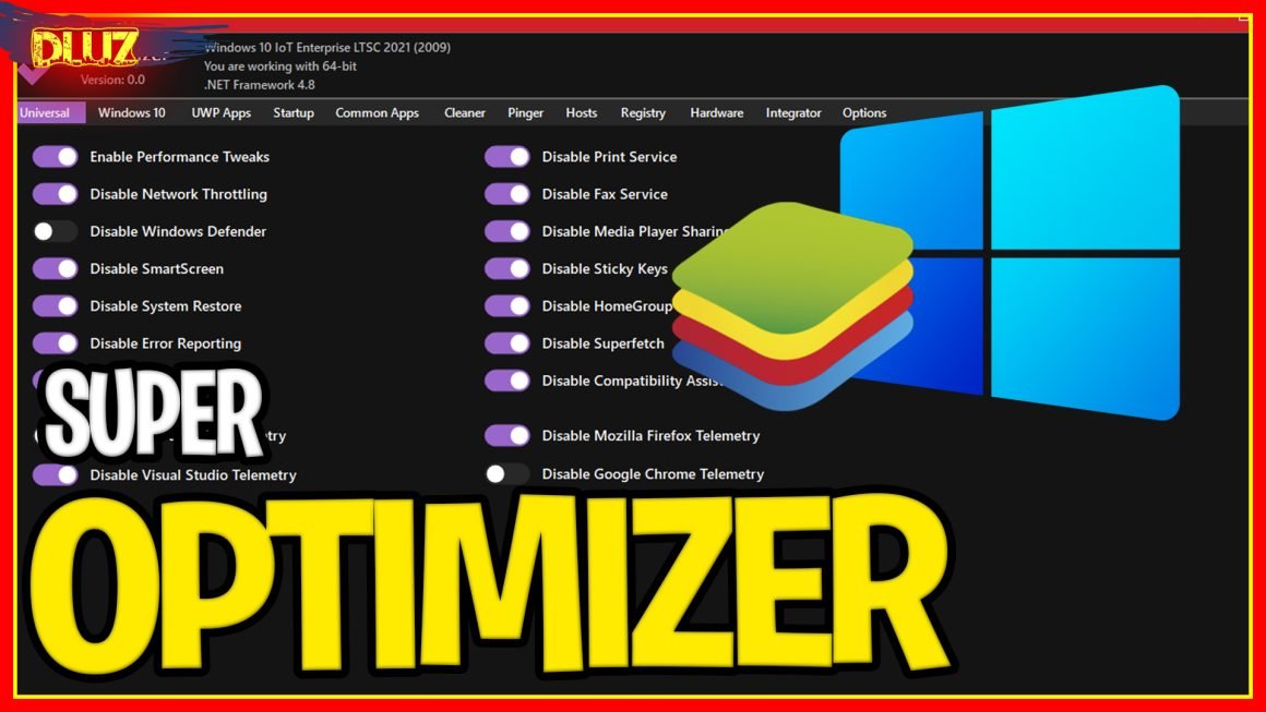 Pack de otimização Optimizer 12.7 para windows