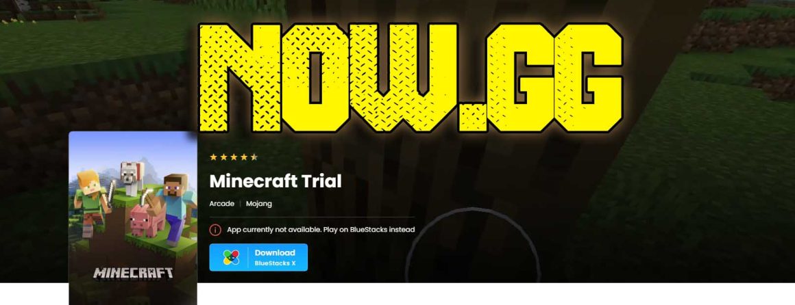 Minecraft Trial no Now.gg: veja como jogar de graça no PC e celular