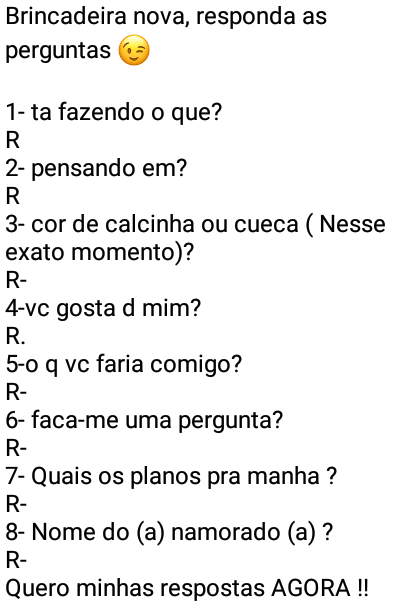 100 ideias de Quiz Instagram e WhatsApp  perguntas para brincadeiras,  brincadeiras para wpp, perguntas e respostas brincadeira