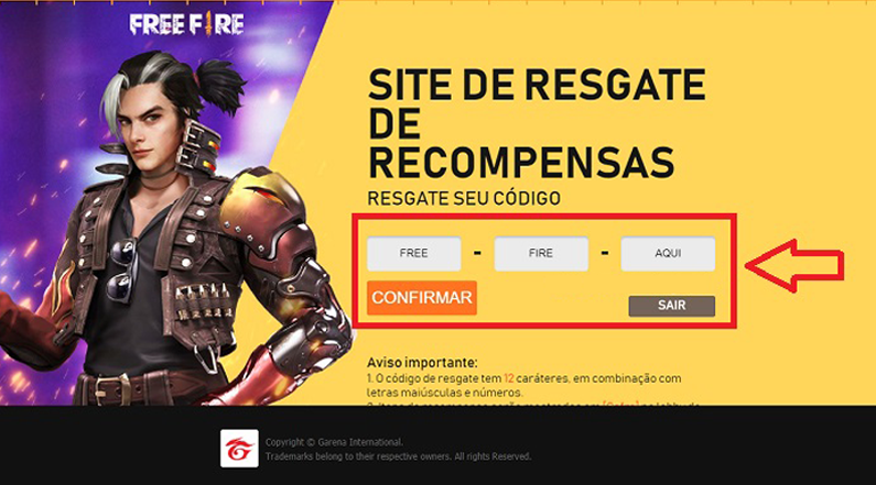 Código de Resgate Free Fire - Hoje, 8 de julho de 2022, Códigos e