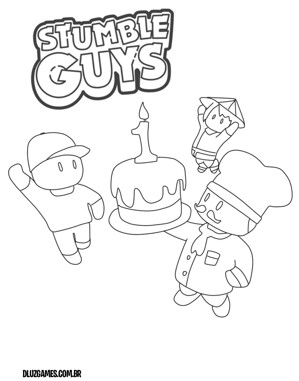 Imagens De Stumble Guys Para Colorir