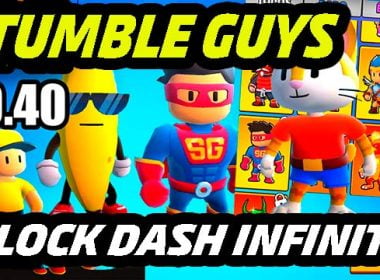 Block dash e laser infinito no stumble guys - Dluz Games