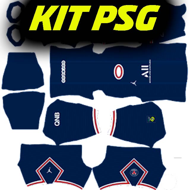 Kit PSG para Drean League Soccer 2022 - DLS