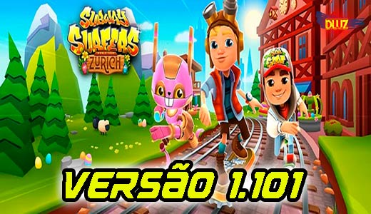 Subway Surfers 1.101 Zurich a versão super leve e sem delay - Dluz