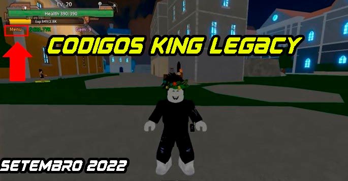 O que são códigos do King Legacy?