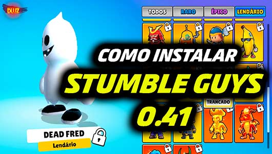 TUTORIAL DE COMO INSTALAR E SAIR DA BETA 0.44 STUMBLE GUYS MOBILE 