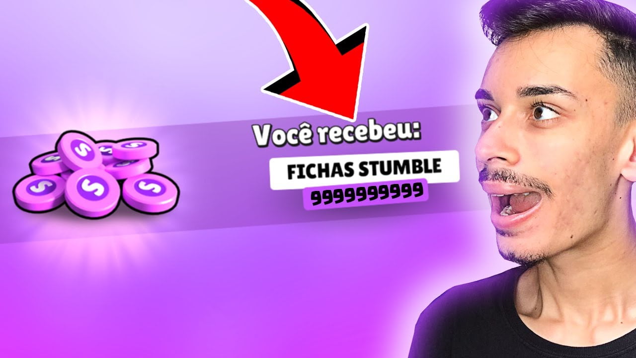 🤯 CORRE! COMO GANHAR 99999 GEMAS E FICHAS NO STUMBLE GUYS DE