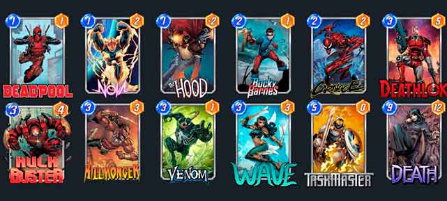 marvel snap deck atualizado