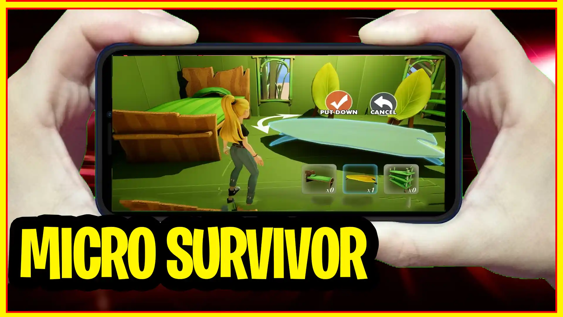 Micro Survivor apk para android, o Grounded mobile