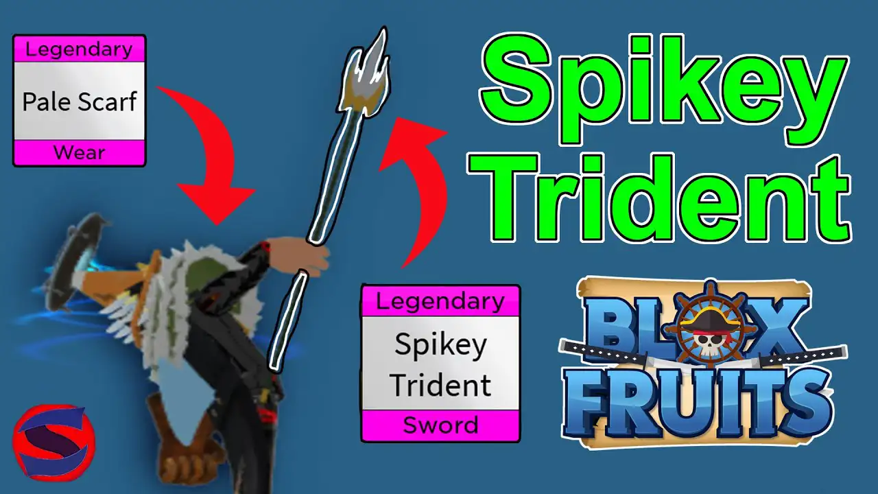 Spikey Trident do blox fruits 2023