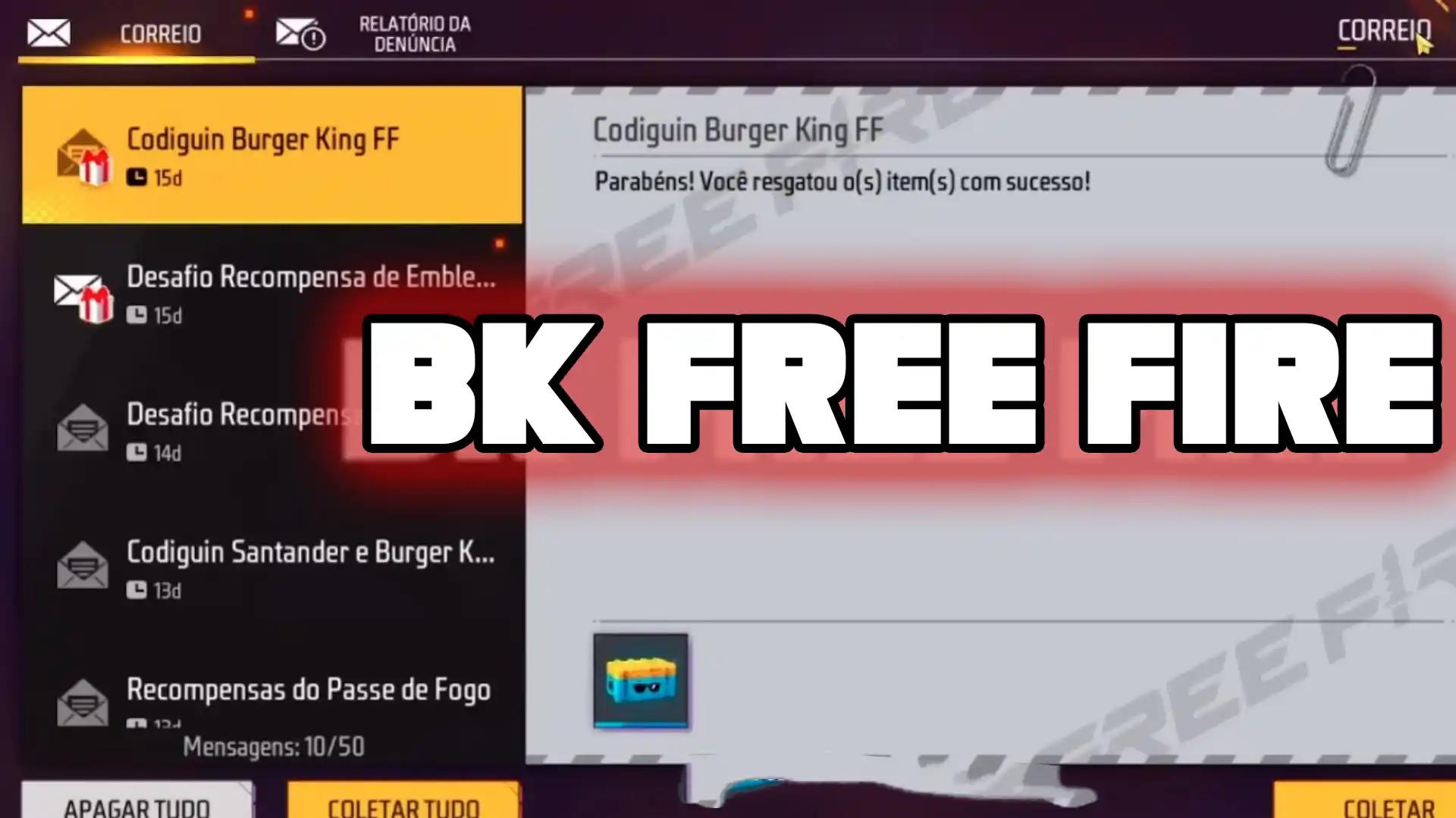 Obtenha o Codiguim da Calça Angelical no BK Free Fire