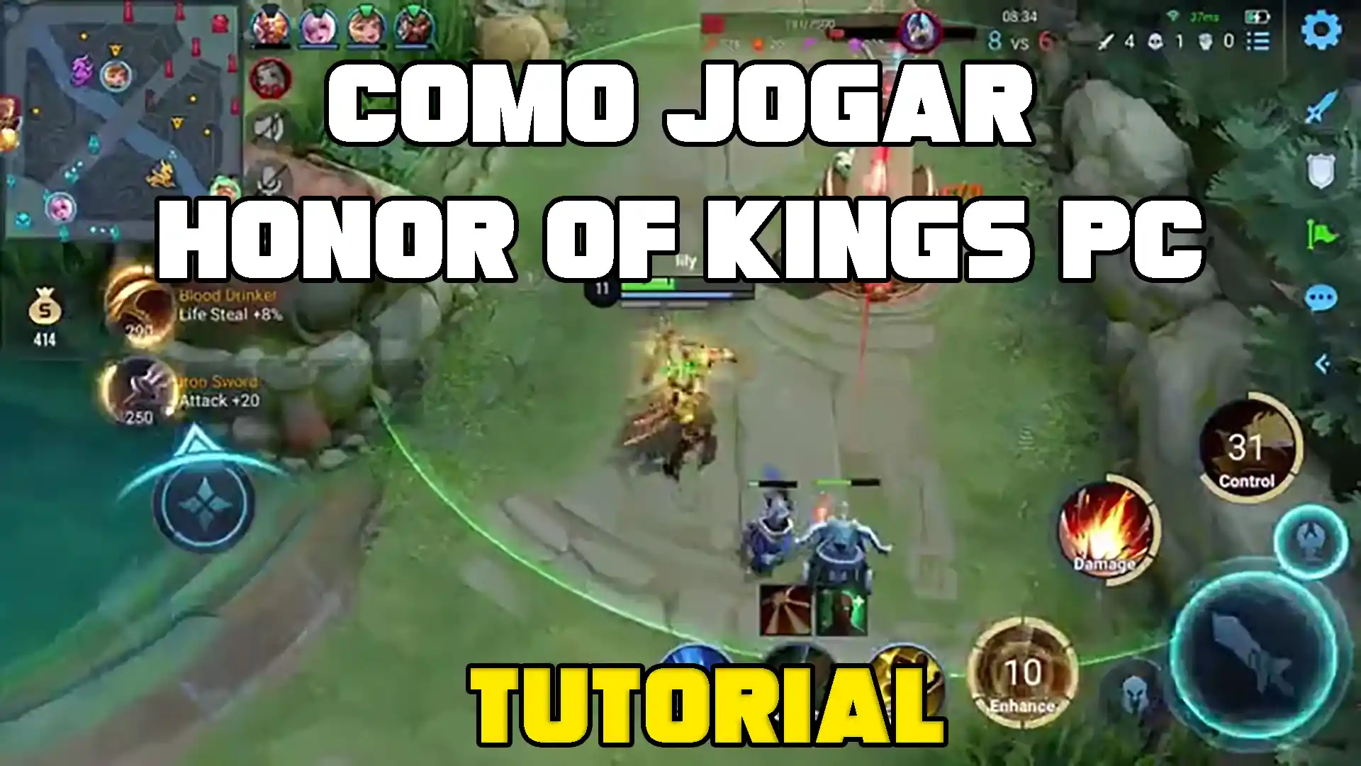 Baixe, instale e jogue Honor of Kings no pc com Bluestacks