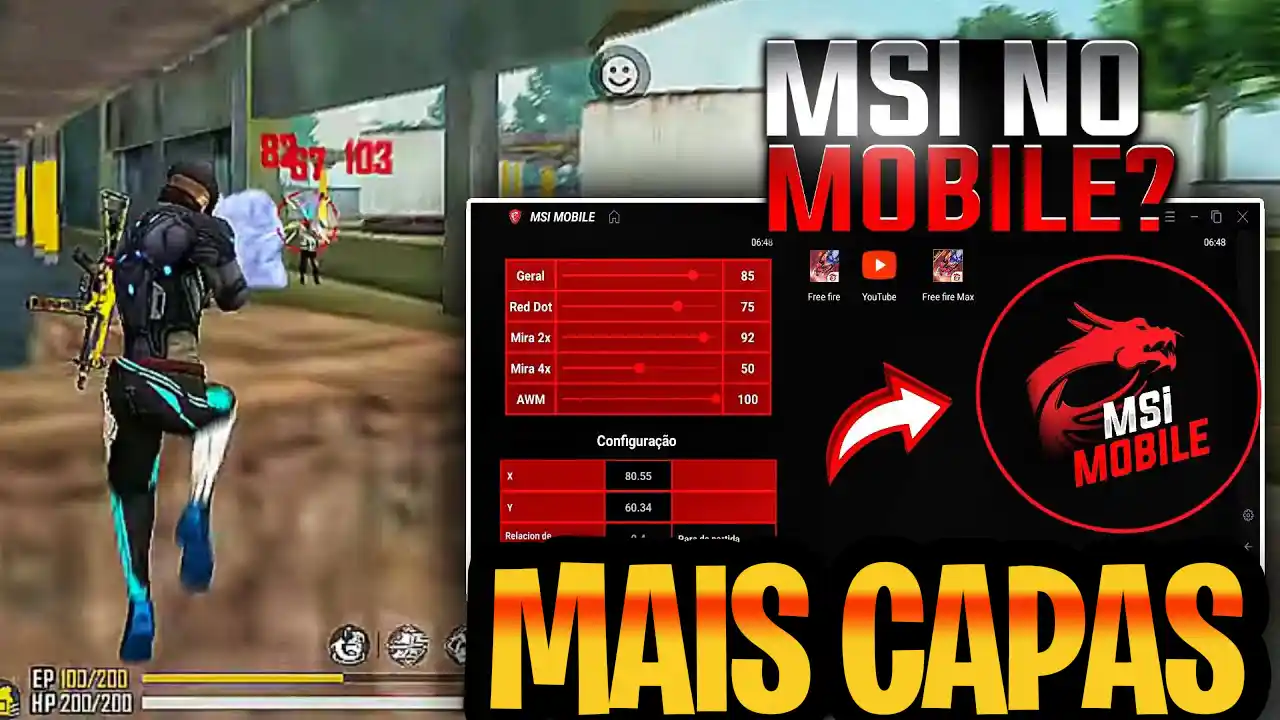 Baixe o MSI Mobile para melhorar a sensibilidade do Free Fire