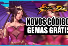 Novos Códigos Street Fighter Duel