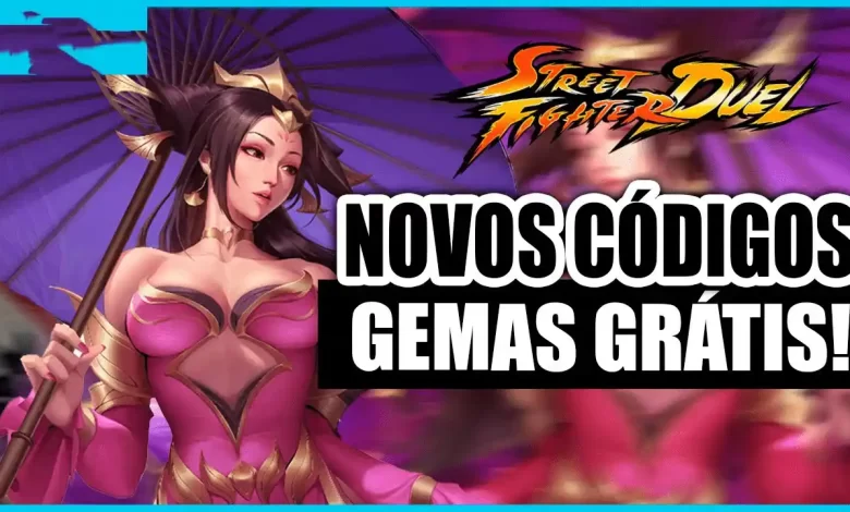 Novos Códigos Street Fighter Duel