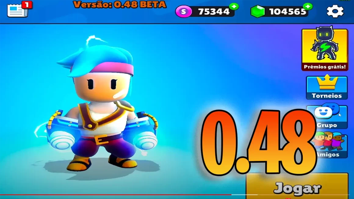 0.46 BETA! COMO ENTRAR na NOVA ATUALIZAÇÃO DO STUMBLE GUYS! 