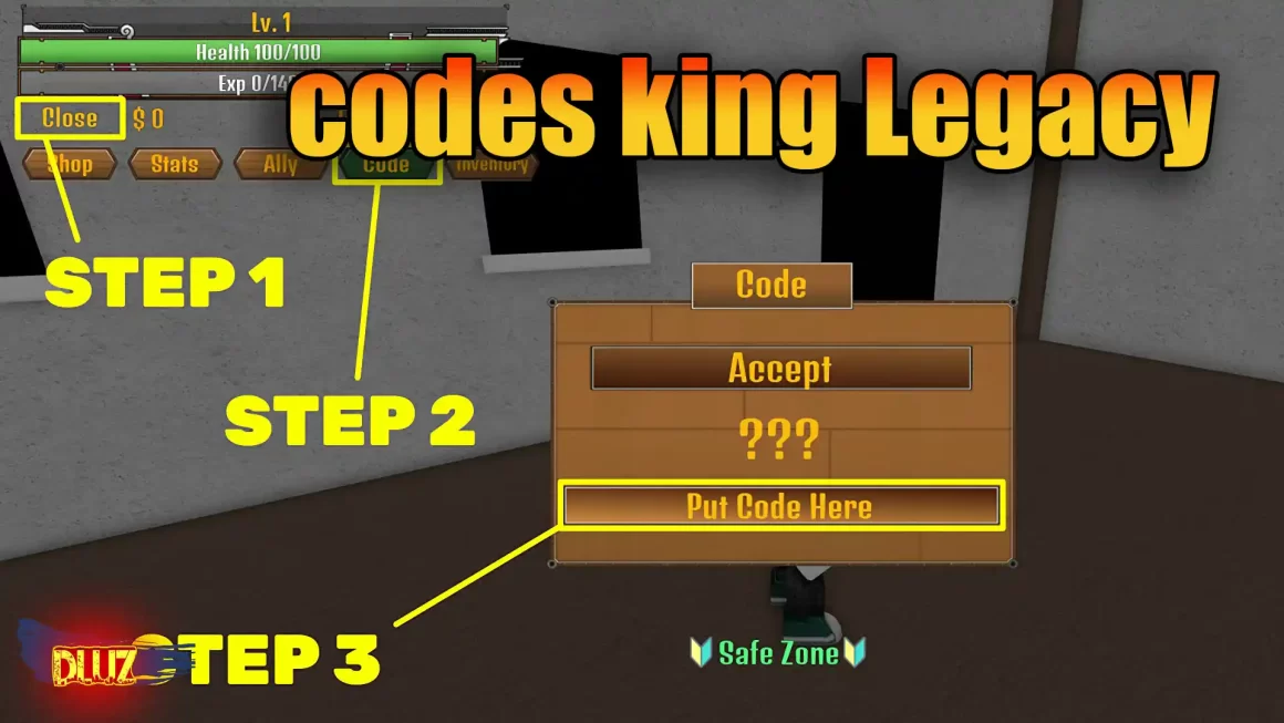 Codes King Legacy do Roblox 2023 - Ganhe varios itens grátis