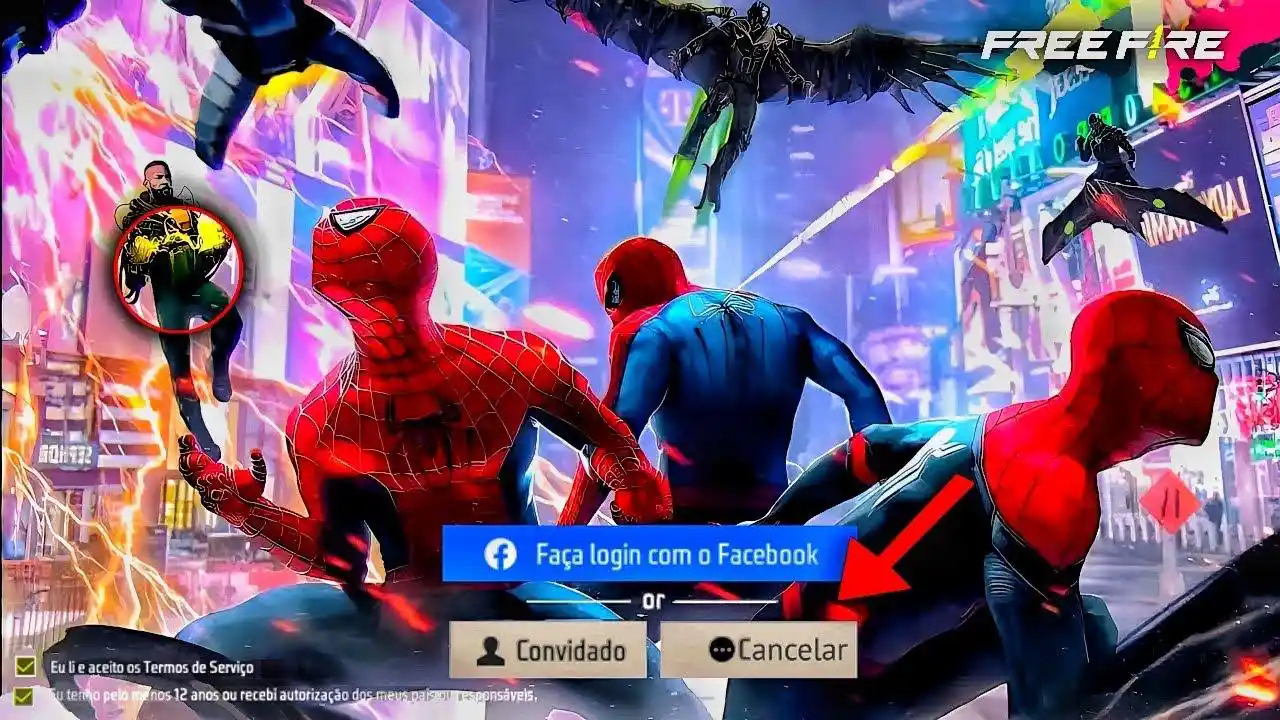 Garena Free Fire Anuncia Parceria com Homem-Aranha