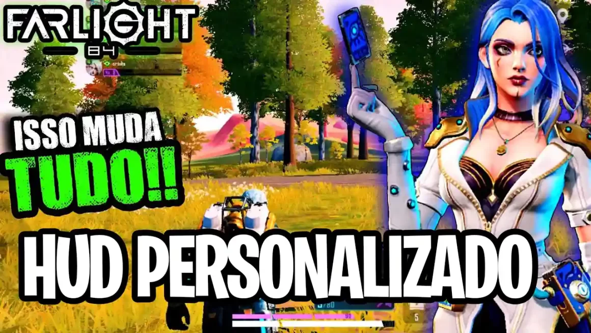 Hud personalizado do Free Fire no Farlight 84 pc Steam