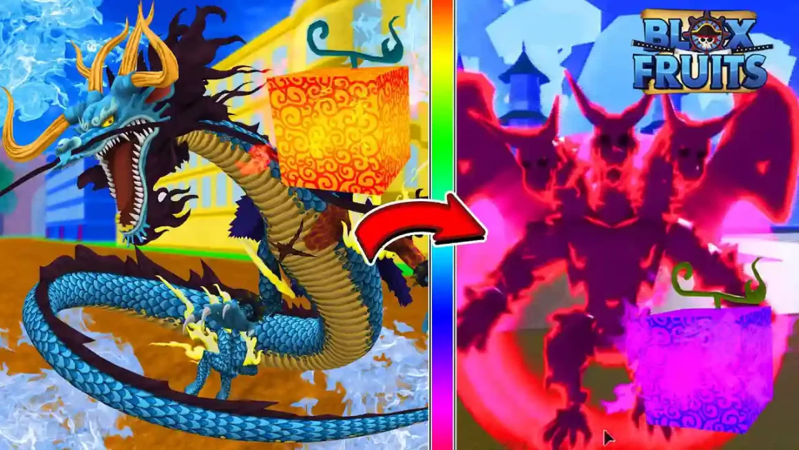 Como mudar a cor da dragon no Blox fruits[UPDATE 14] 