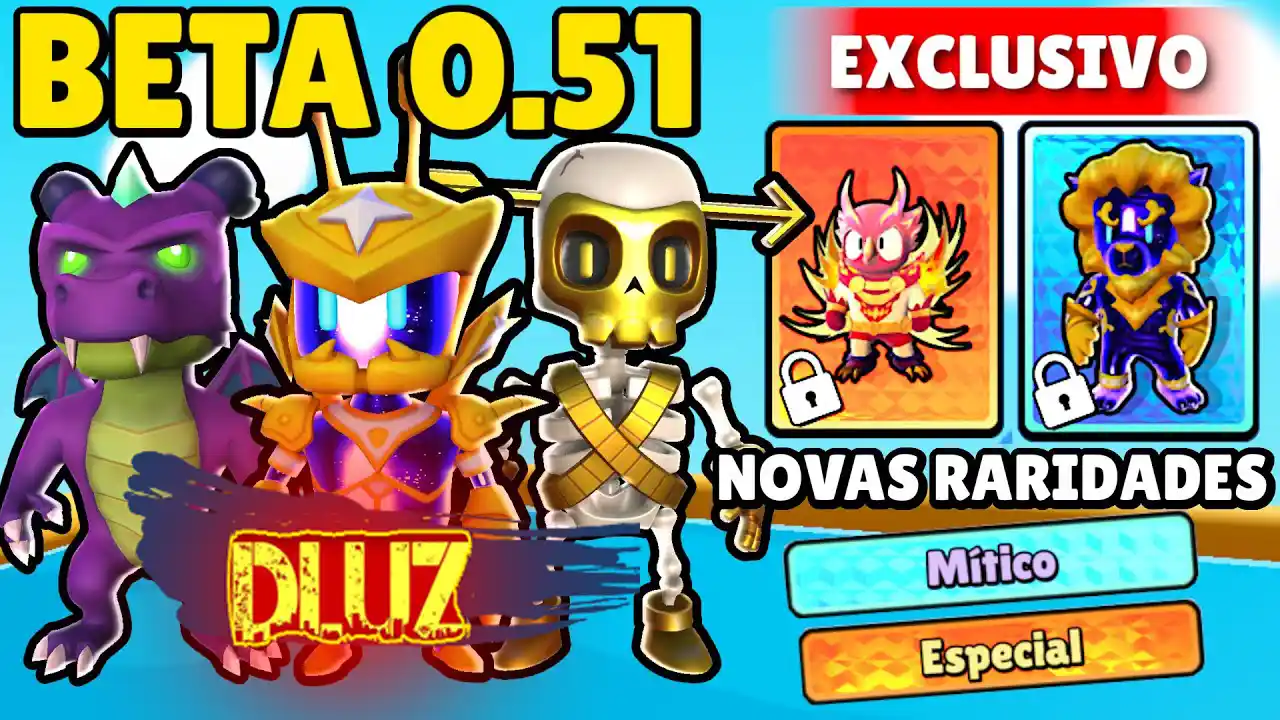 APK MOD STUMBLE GUYS 0.58, MULTIPLAYER, TUDO LIBERADO, SKINS NA PARTIDA,  EMOTES FUNCIONA 