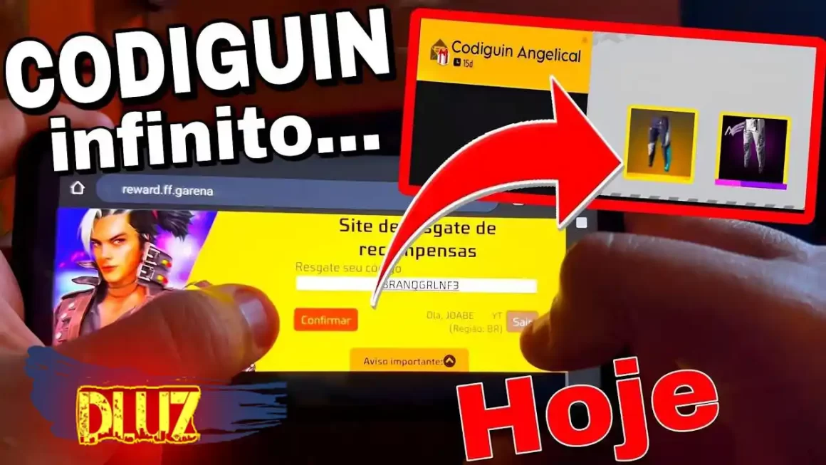 Codiguin Free Fire de hoje: estes são os códigos grátis para hoje