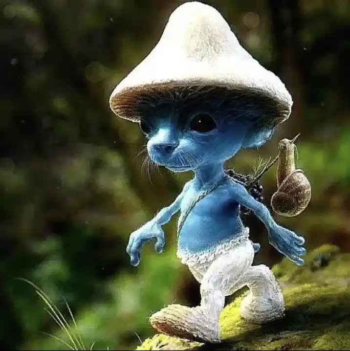 A História da Schlumpfkatze Shailushai o Smurf cat indo ali