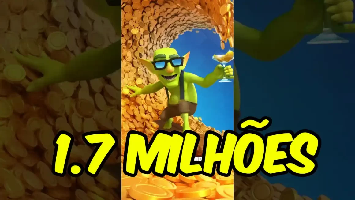 Como Resgatar 1.75 Milhões de Ouro Grátis no Clash Royale