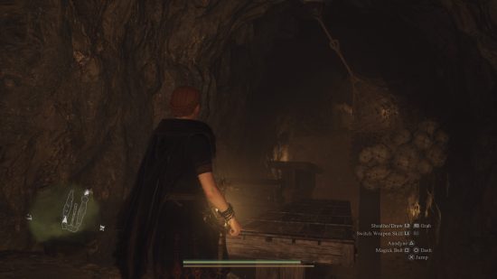 um quebra-cabeça saltando de dragons dogma 2