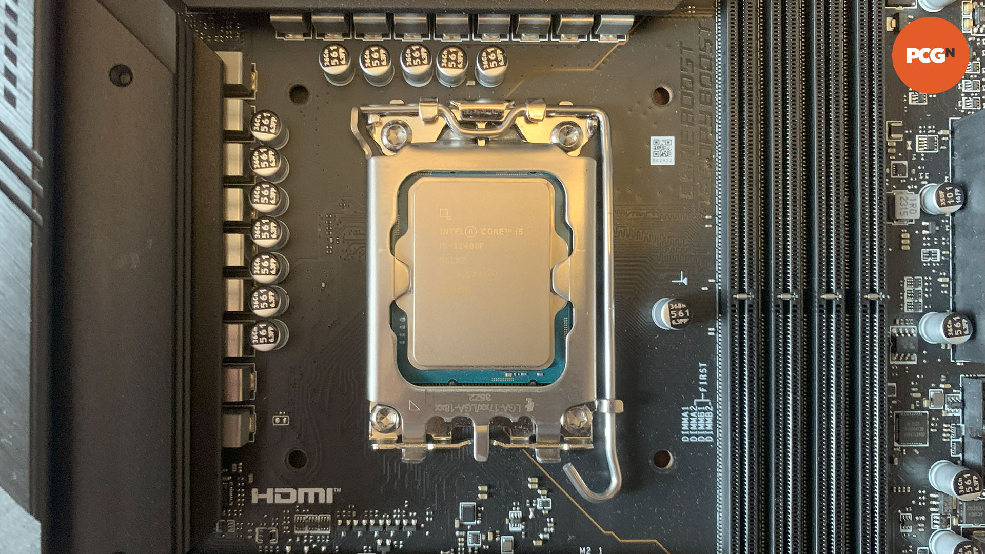 Intel Core i5 12400F: instalado na placa-mãe MSI Tomahawk