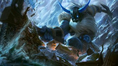 League of Legends Olaf muda para forçar o viking de volta à selva