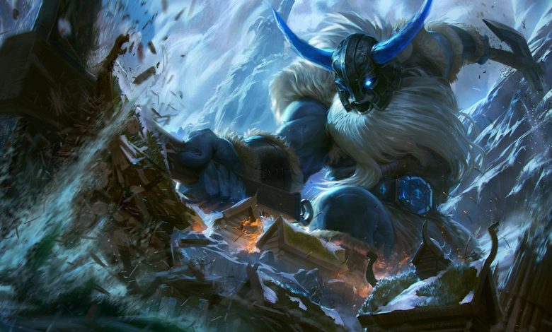 League of Legends Olaf muda para forçar o viking de volta à selva