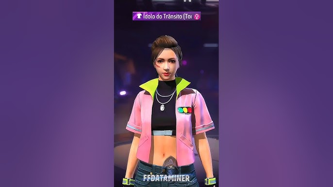 Novo Conjunto Feminino "Ídolo do Trânsito" Chega ao Free Fire!