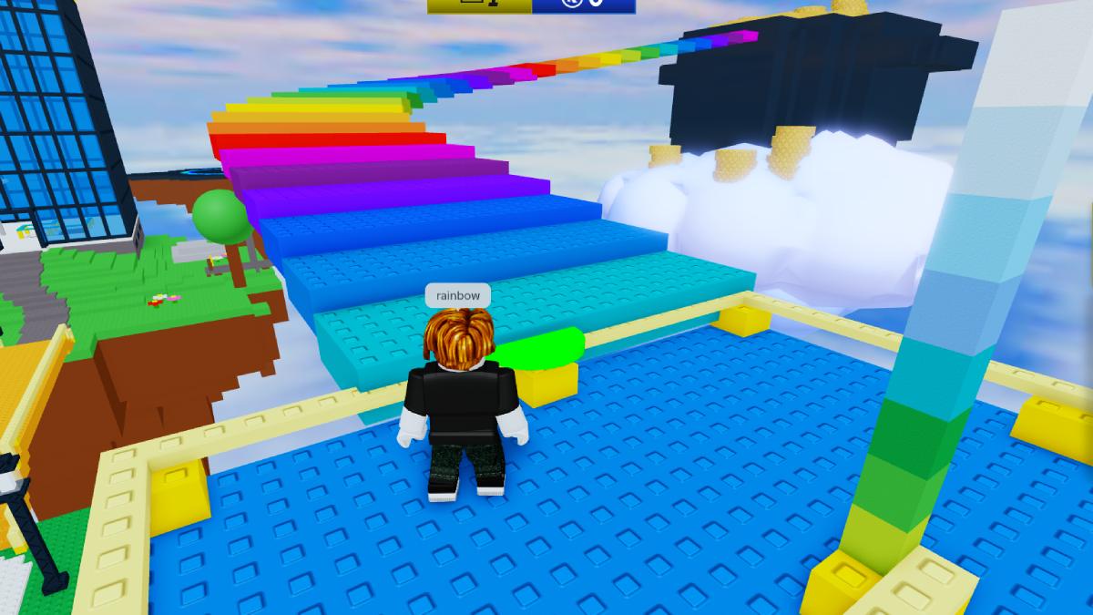 Caminho do arco-íris no Roblox The Classic