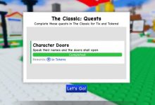 How to complete character doors quest in Roblox The Classic