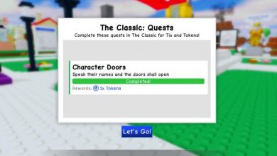 How to complete character doors quest in Roblox The Classic