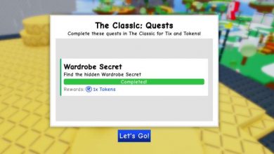 How to get Wardrobe Secret quest in Roblox The Classic