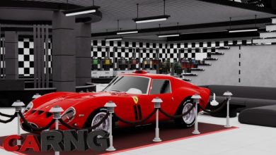 a header image from Car RNG showing a Ferrari.