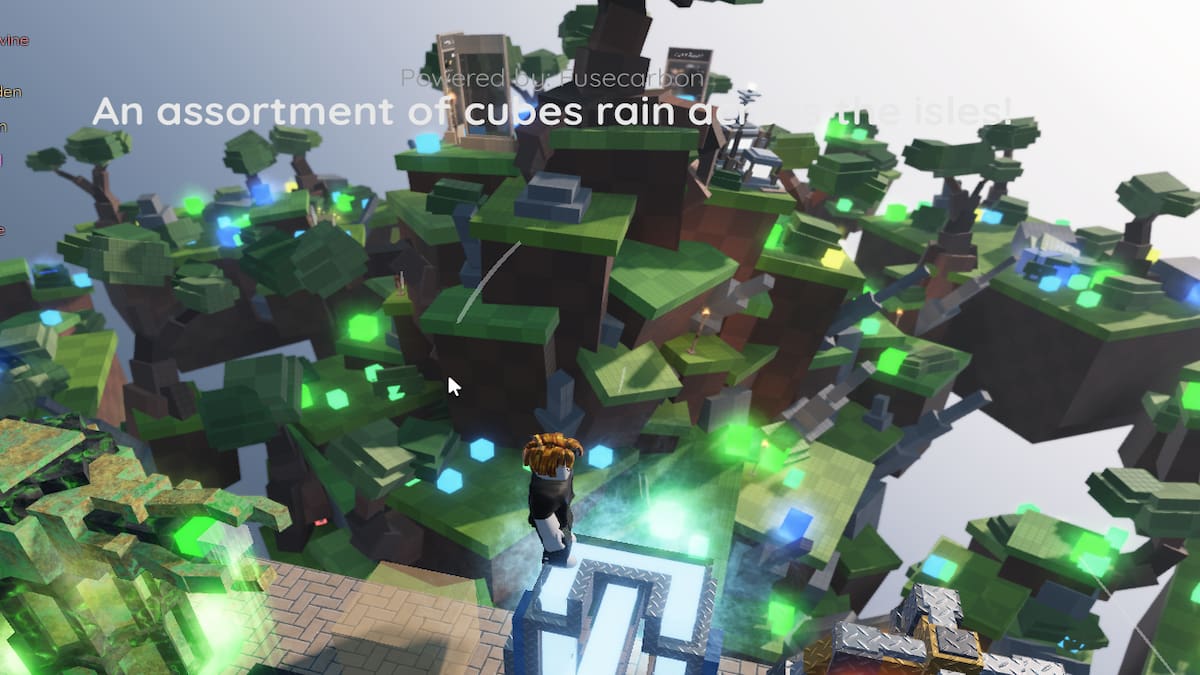 Uma chuva de cubos no Tycoon RNG