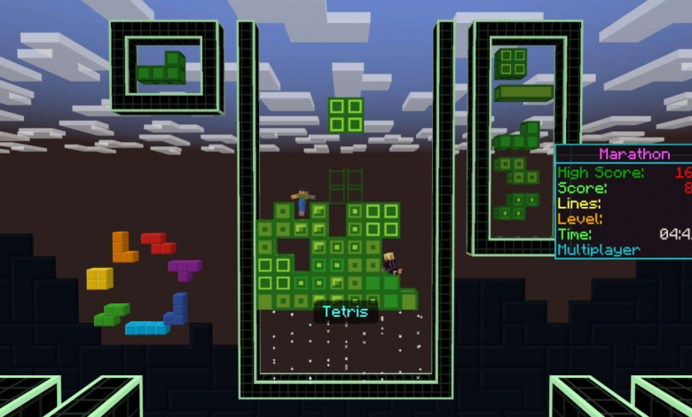 Minecraft Receives a Tetris DLC