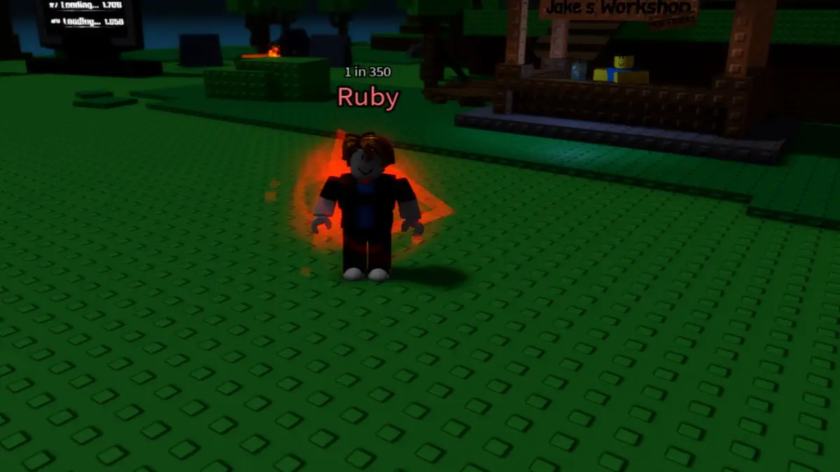 A player stood with a Ruby aura in Sol