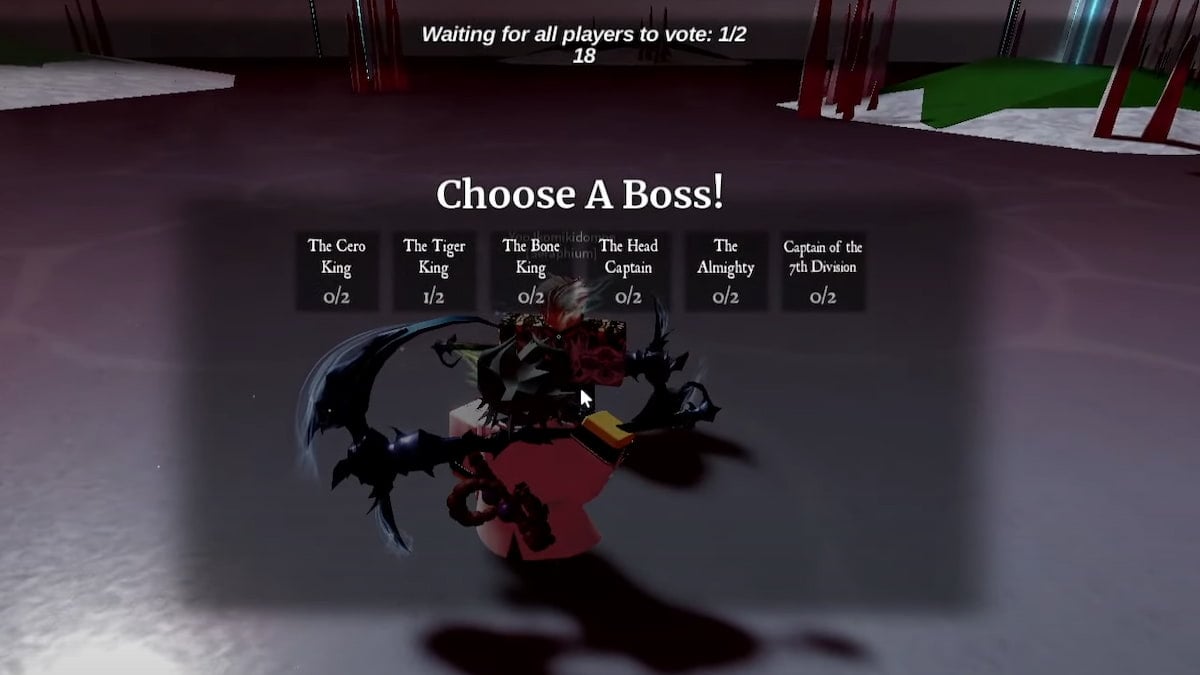 A Type Soul Raid Boss Voting System