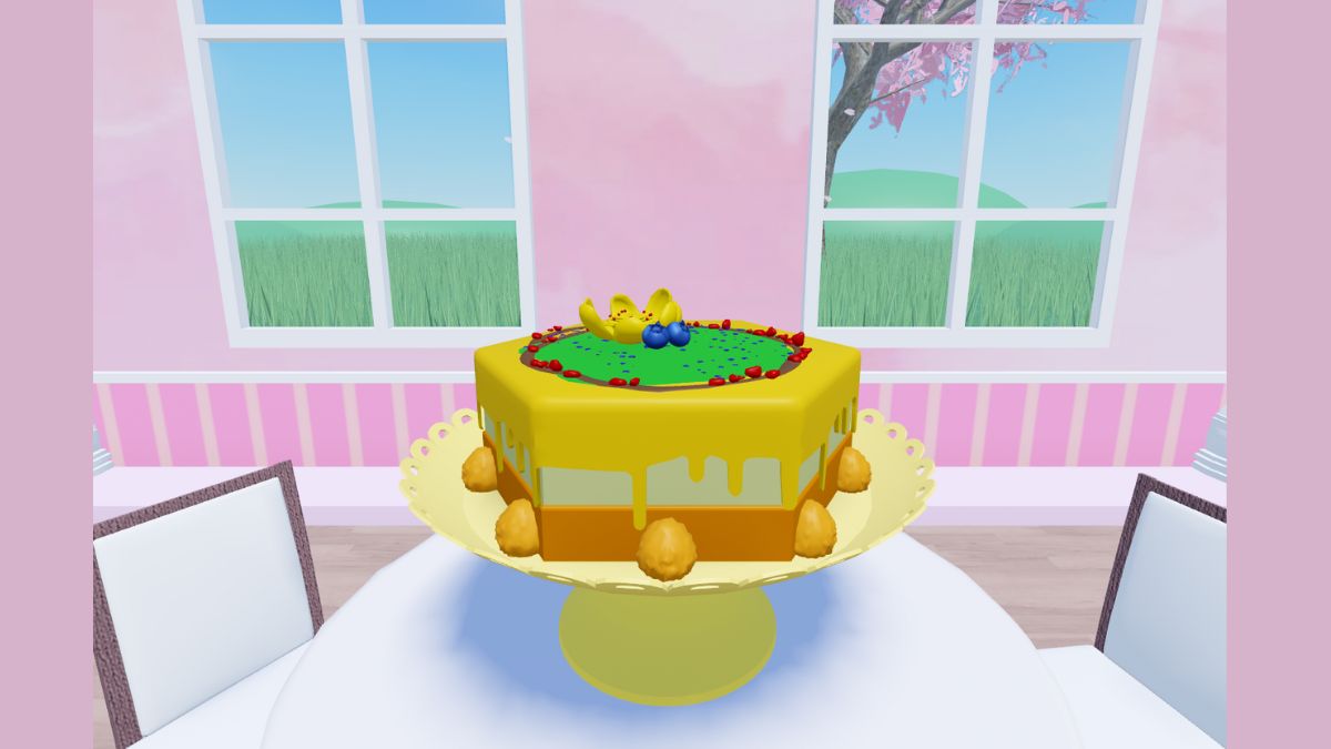 Bolo Hunny no Cake Off Roblox