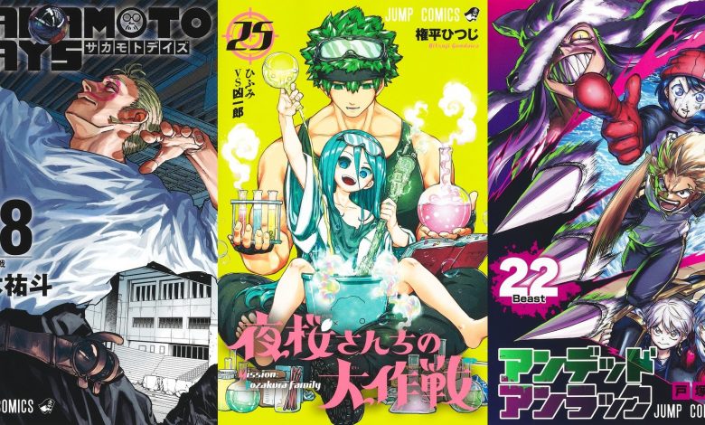 Semana dos lançamentos da JUMP – Mangás mais Vendidos (Julho 29 – Agosto 04)