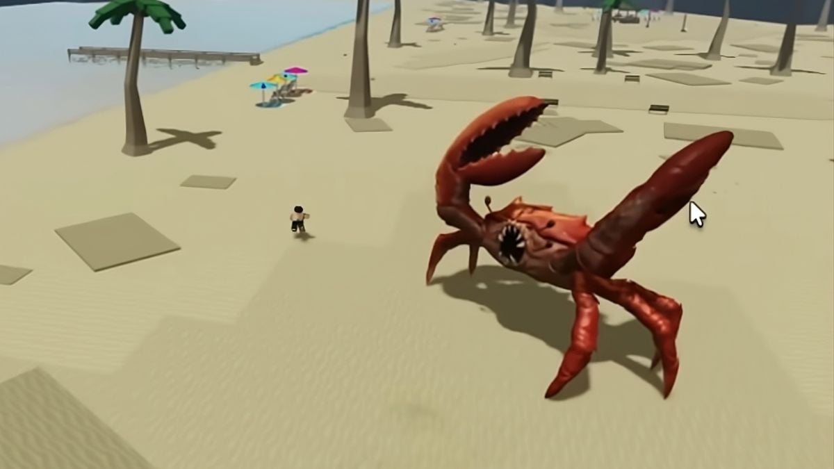 Invocação do Crab Boss em TSB