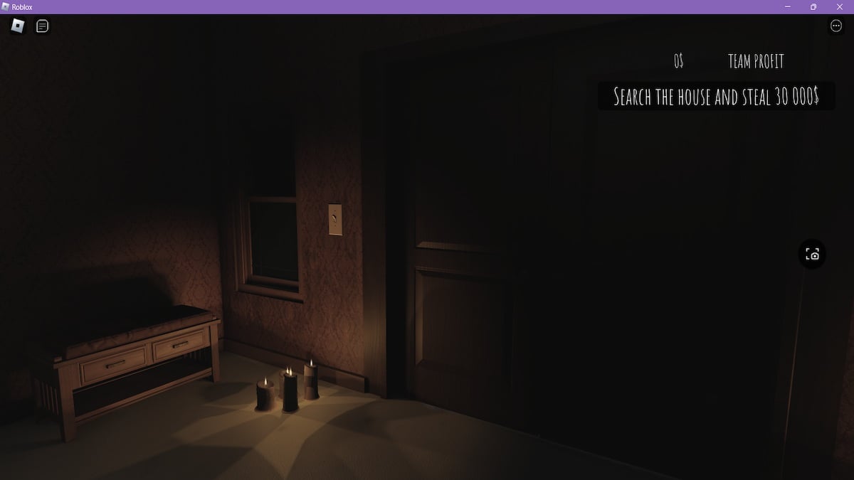 Candles in the Dollhouse of Short Creepy Stories on Roblox.